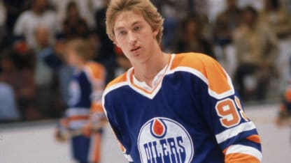 Wayne Gretzky portrait representing NHL career points leader