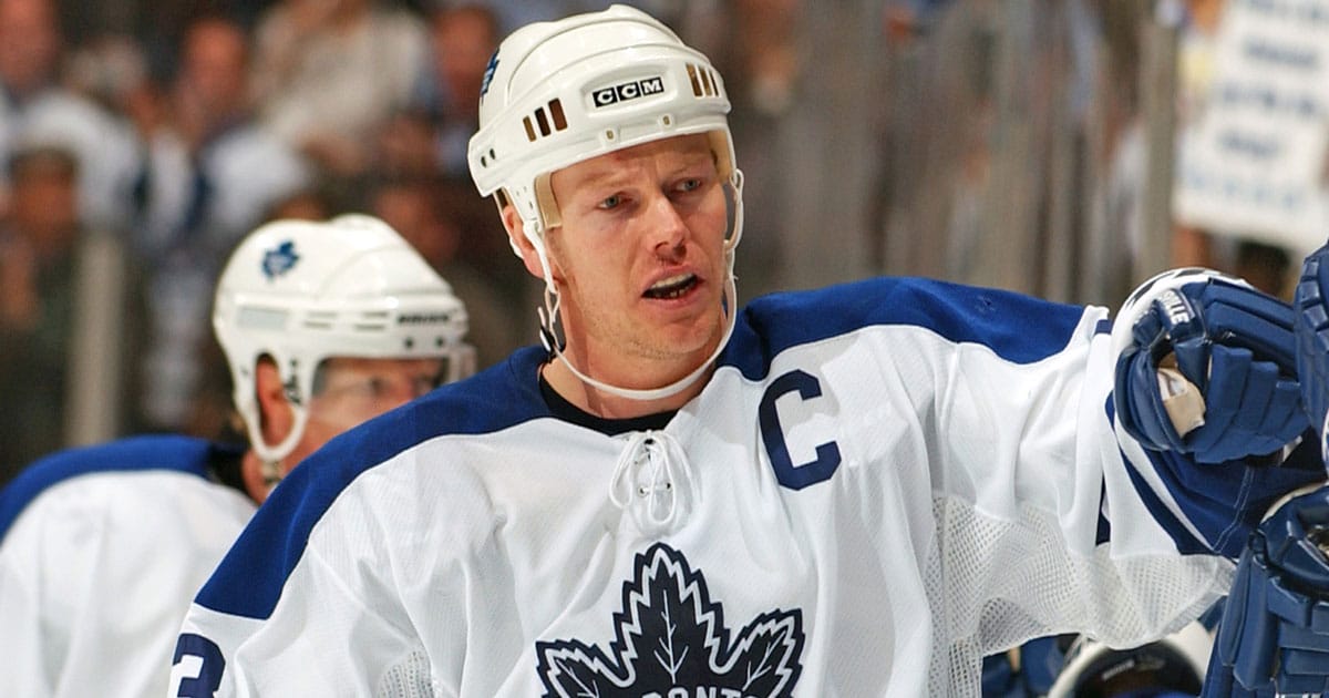 Mats Sundin illustration as long-time Toronto Maple Leafs captain