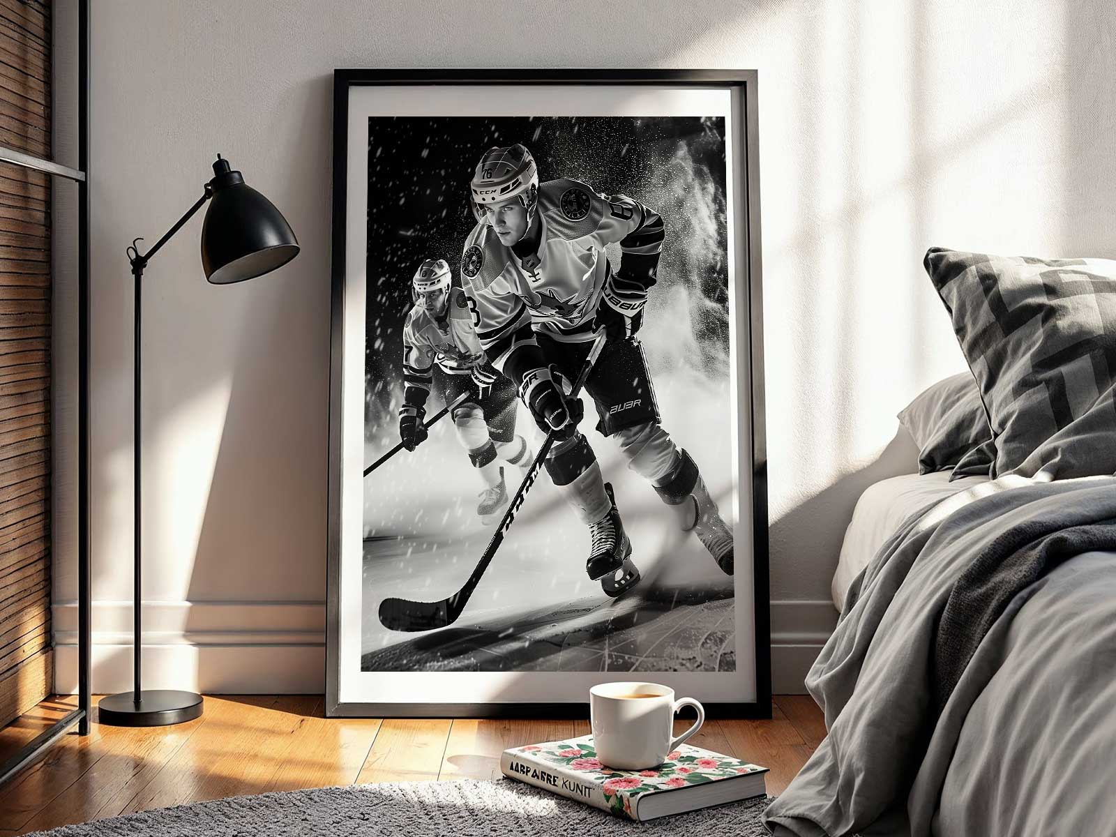 Dallas Stars players celebrating a key victory during the 2025 playoff run on the ice