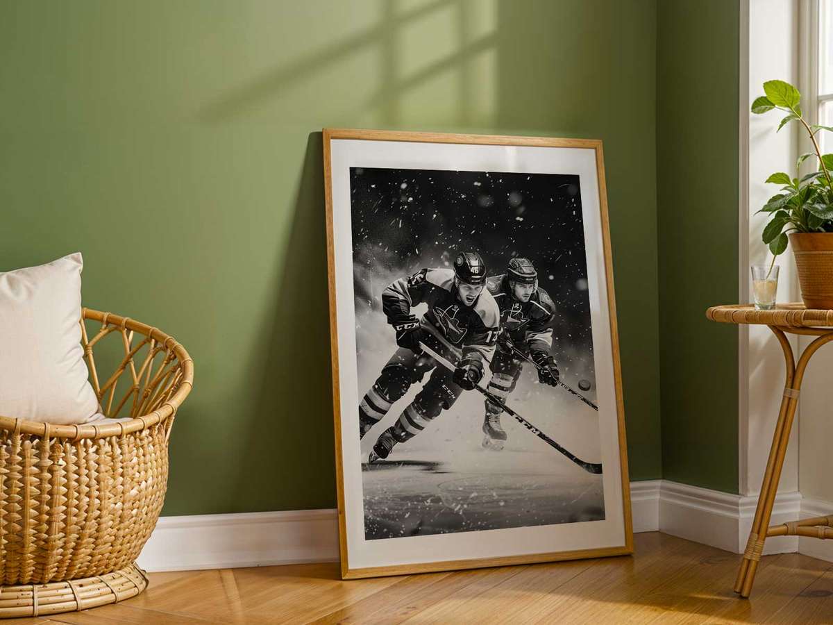 Decorative What Makes Hockey Art Impactful artwork designed for players and gallery wall decor