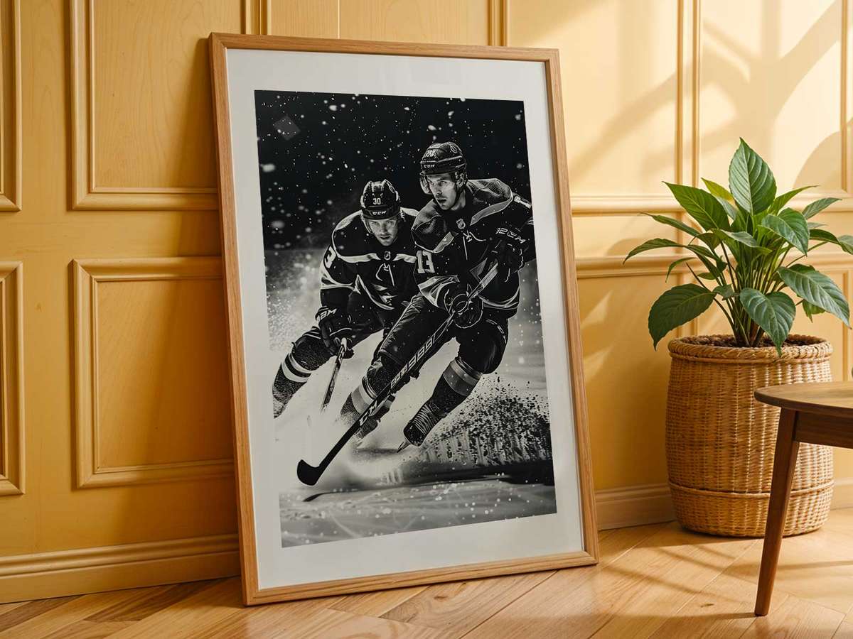 Decorative Why a Vintage Wayne Gretzky Works artwork designed for collectors and office decor